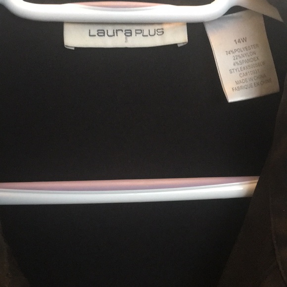 Black stretchy blouse - LauraPlus - Picture 3 of 6